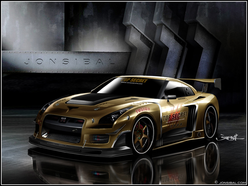 Top Secret has already began tuning the GTR Proto ON Photoshop